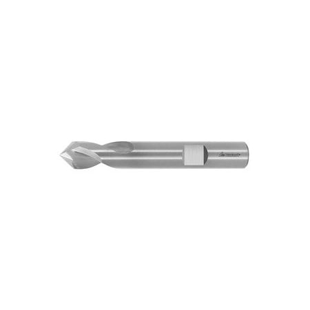 Solid Carbide NC Spotting Drill, 8 Mm, 90 Deg, Spiral Flutes, Uncoated